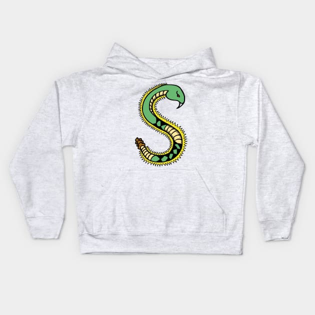 Crazy Monogram S Kids Hoodie by Tylwyth